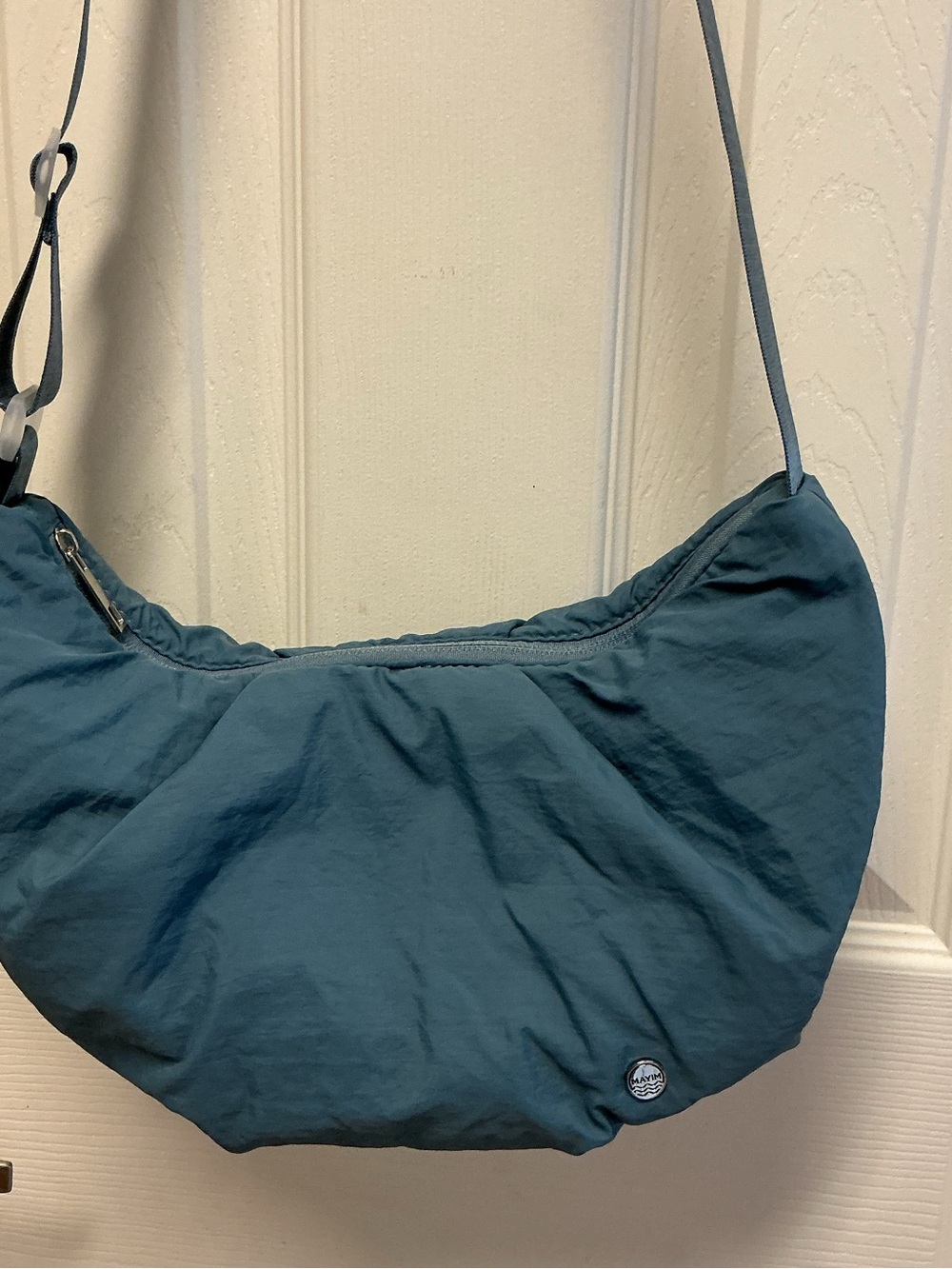 Mayim Crossbody The Crescent Puffer Cloud Nylon Adjustable Strap Super soft Bag